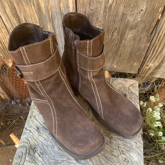 High Sierra Bown Suede "Tabbie" Boots size 8 - Picture 3 of 14